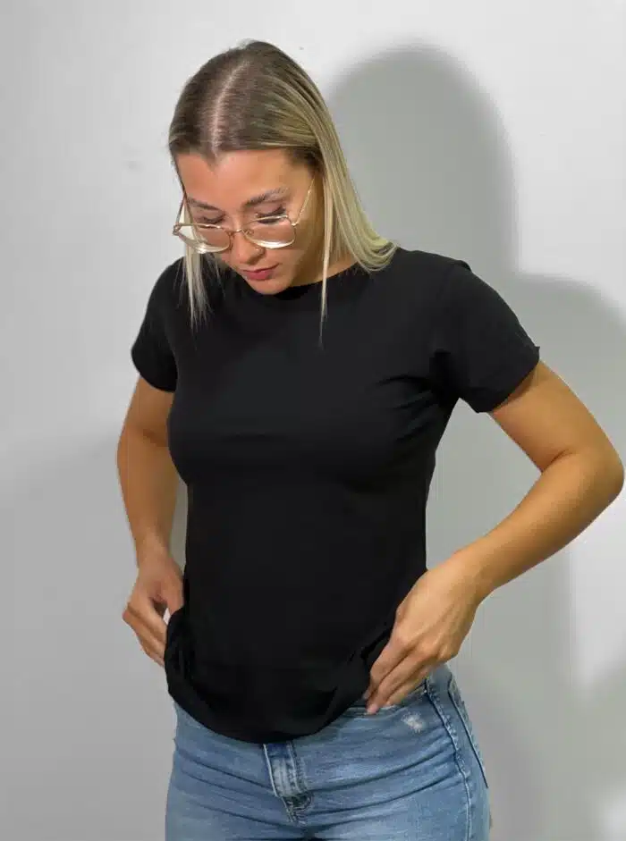 classic zenska crna majica 4